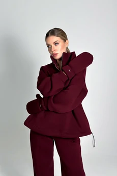 Костюм брючный 25ICY103Б-4 бордовый ICY Street