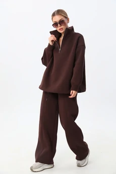 Костюм брючный 25ICY103Ш-4 шоколад ICY Street