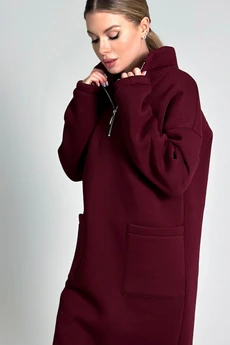 Платье 25ICY107Б-3 бордовый ICY Street