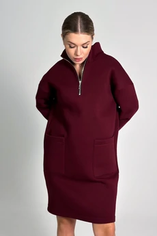 Платье 25ICY107Б-3 бордовый ICY Street