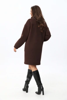 Платье 25ICY107Ш-3 шоколад ICY Street