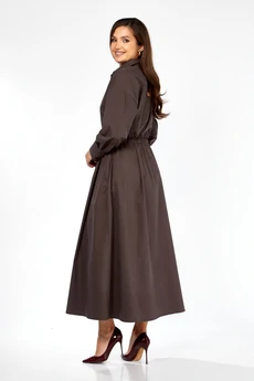 Платье 25ICY115Ш-3 шоколад ICY Street