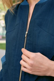 Костюм с юбкой 26ILor8 бирюзовый ILOKA