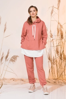 Спортивный костюм 002 коралл Liliana-style