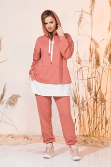 Спортивный костюм 002 коралл Liliana-style