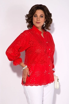 Блузка 152 алый Liliana-style