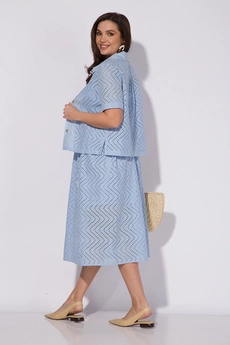 *Костюм с платьем 156 голубой Liliana-style