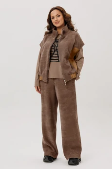 Спортивный костюм 6124 коричневый INVITE