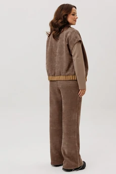 Спортивный костюм 6124 коричневый INVITE