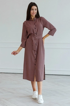 Платье 1003L коралл Ivera collection