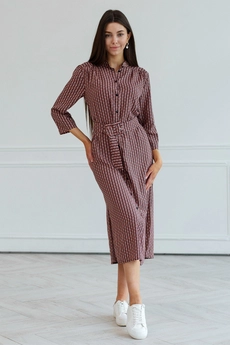 Платье 1003L коралл Ivera collection