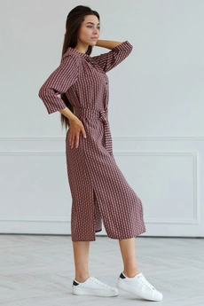Платье 1003L коралл Ivera collection