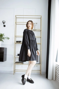 Платье 1004 черный Ivera collection