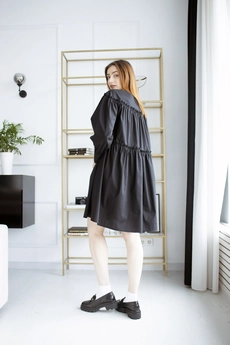 Платье 1004 черный Ivera collection