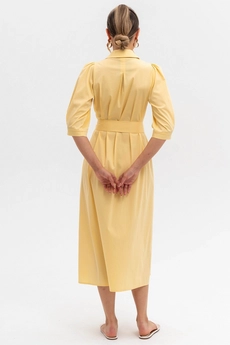 Платье 1019L желтый Ivera collection