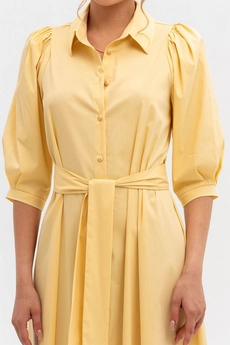 Платье 1019L желтый Ivera collection