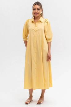 Платье 1019L желтый Ivera collection