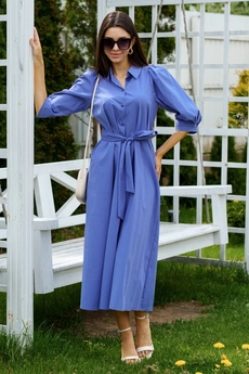 Платье 1019L синий Ivera collection