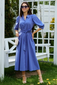 Платье 1019L синий Ivera collection