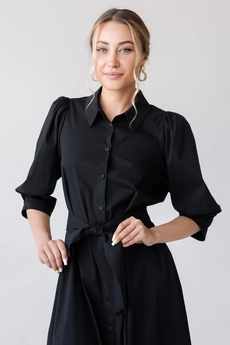Платье 1019L черный Ivera collection