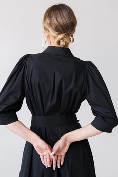 Платье 1019L черный Ivera collection