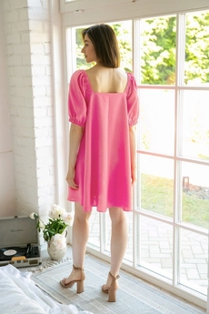 Платье 1029 розовый Ivera collection