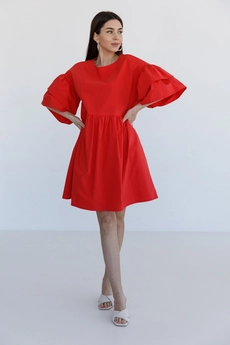 Платье 1031 красный Ivera collection