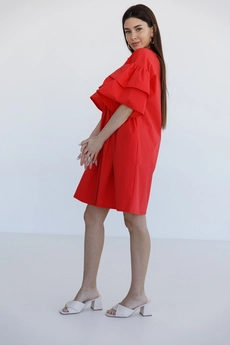 Платье 1031 красный Ivera collection