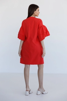 Платье 1031 красный Ivera collection