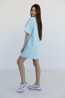 Платье  1039 голубой Ivera collection