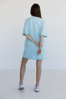 Платье  1039 голубой Ivera collection