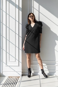 Платье 1054 черный Ivera collection