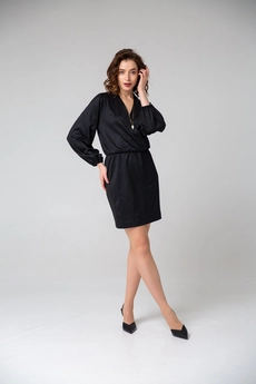 Платье  1065 черный Ivera collection