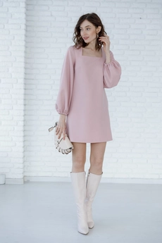 Платье  1067 пудровый Ivera collection