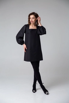 Платье 1067 черный Ivera collection