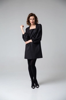 Платье 1067 черный Ivera collection