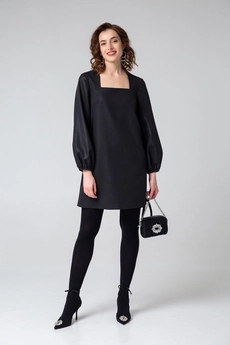 Платье 1067 черный Ivera collection