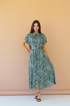 Платье 1082L хаки Ivera collection