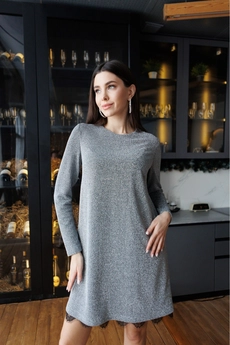 Платье 1098 серебряный Ivera collection