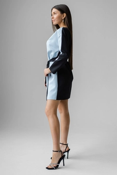Платье 1116 голубой Ivera collection