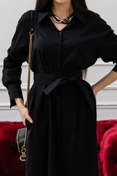 Платье 1118 черный Ivera collection