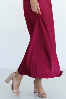Платье 1125L бургунди Ivera collection