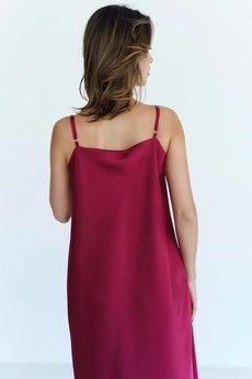 Платье 1125L бургунди Ivera collection