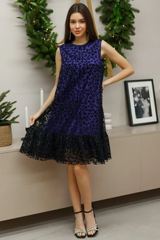 Платье 1136 фиолетовый Ivera collection