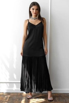 Платье 1155 черный Ivera collection