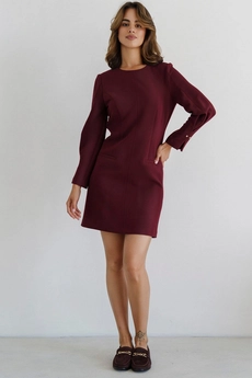 Платье 1157 винный Ivera collection
