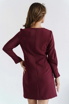 Платье 1157 винный Ivera collection