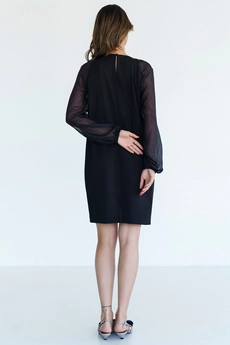 Платье 1159 черный Ivera collection