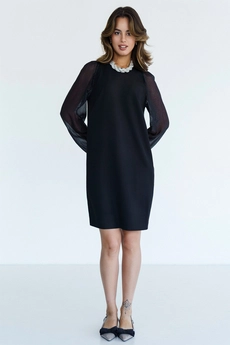 Платье 1159 черный Ivera collection