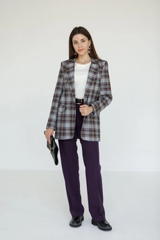Брюки 2035 фиолетовый Ivera collection
